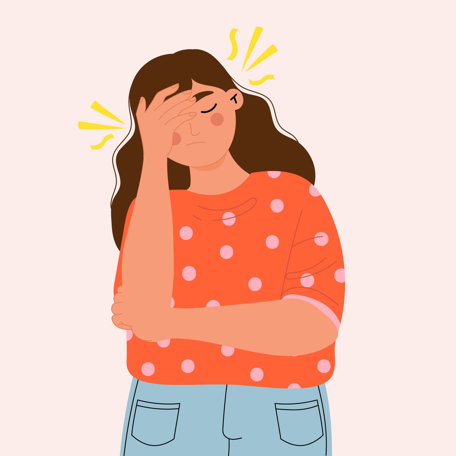 Personne se tenant la tête, illustrant la claque administrative lors d’un premier achat immobilier