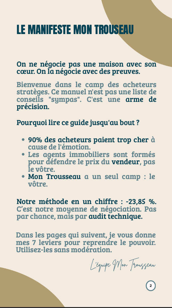 Le guide Mon Trousseau - Négocier 20%